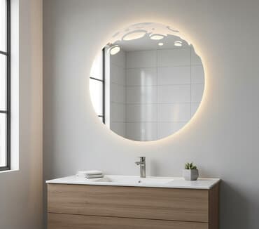 шкаф с подсветкой: Зеркала с подсветкой и без, под заказ по индивидуальным размерам и — 1