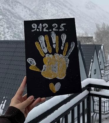 Другие товары для дома: Набор для семейного отпечатка ладоней на холсте Что это: - Комплект — 1