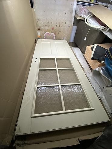 стекло на дверь цена: Продам качественную европейскую шпонированную дверь со стеклом — 1