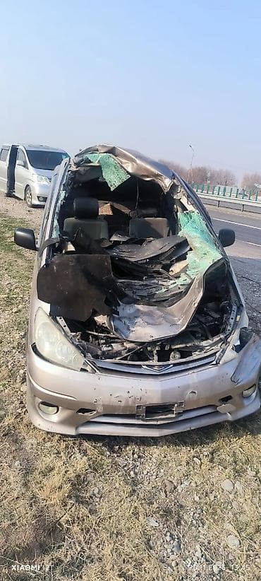 битий афто: Toyota Estima: 2003 г., 2.4 л, Автомат, Бензин, Минивэн — 2