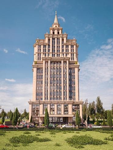 3: 3 комнаты, 74 м², Военторг Элитка, 16 этаж, ПСО (под самоотделку) — 1