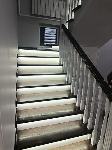 Оборудование для производства: Деревянная лестница Для дома, Бесплатный замер, Форма лестницы: Прямая, Стиль: Классический — 2