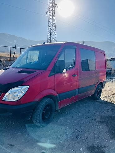 или меняю на минивэн: Mercedes-Benz Sprinter, красный фургон/минивэн. - Кузов — 1