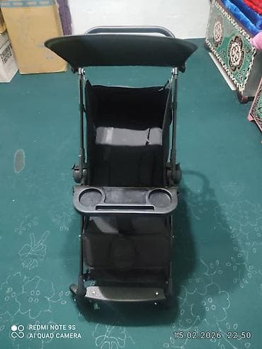 складная коляска: Коляска, Другой бренд, цвет - Черный, Новый, Самовывоз — 3