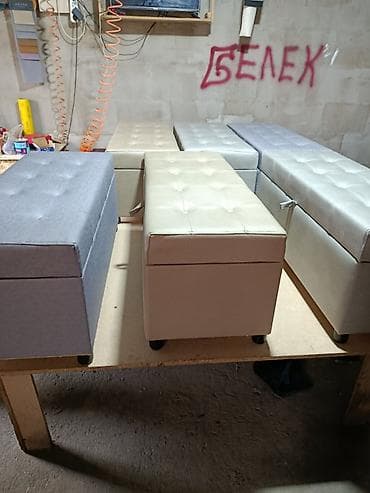 банкетки: Банкетка, Без полок, Бесплатная доставка, цвет - Серый — 5