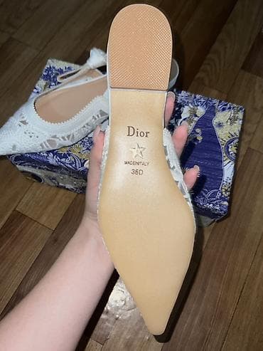 Туфли: Туфли, 38, Dior, Жаңы, түсү - Ак, Өзү алып кетүү — 3