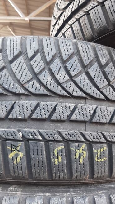зимный шыны: Шины 245 / 45 / R 18, Зима, Б/у, Пара, Корея, Kumho — 1