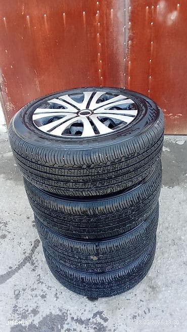 Колеса в сборе 205 / 70 / R 15, Лето, Б/у, Комплект, Легкий коммерческий транспорт (C/LT), Железные, отверстий - 5