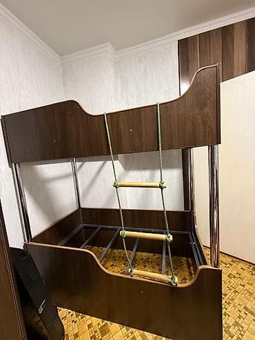 сейф бишкек цена: Продаю двух ярустная кровать 
каркас железный 
Цена:13000. сом — 5