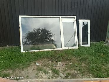 Готовое пластиковое окно, Тип окна: Стандартные, Декоративные особенности: Фрамуга, Без установки, Без рассрочки