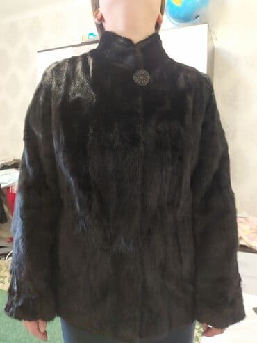 second hend: Продаю шубу из норки, длинна до бёдер, черного оттенка, в идеальном — 1