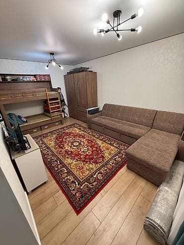 сдаю комнату аламедин 1: 1 комната, 38 м², Аламедин-1 мкр 105 серия, 1 этаж, Евроремонт — 2