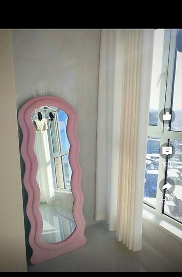 Напольное зеркало «Волна» с мягкой рамой 160×6 - Формат