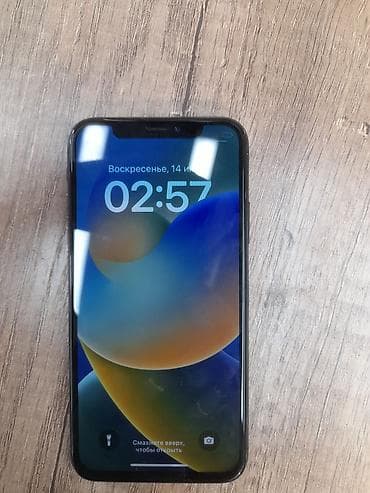 imac mini: IPhone X, Б/у, 256 ГБ, Space Gray, Чехол, 100 % — 2