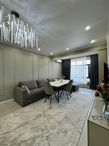 дома кой таш: 3 комнаты, 92 м², Элитка, 12 этаж, Евроремонт — 1