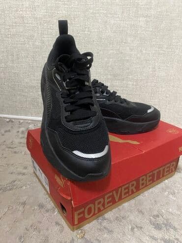 Кроссовки, 38, Puma, Новый, цвет - Черный, Платная доставка, Самовывоз