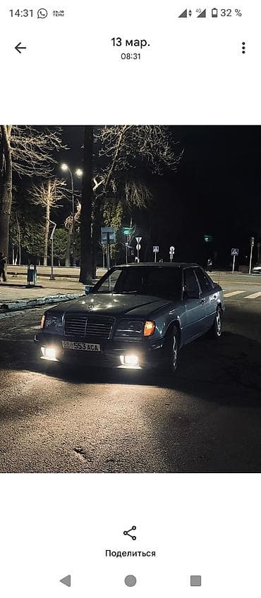 стекло венто: Mercedes-Benz W124: 1993 г., Газ, Седан — 3