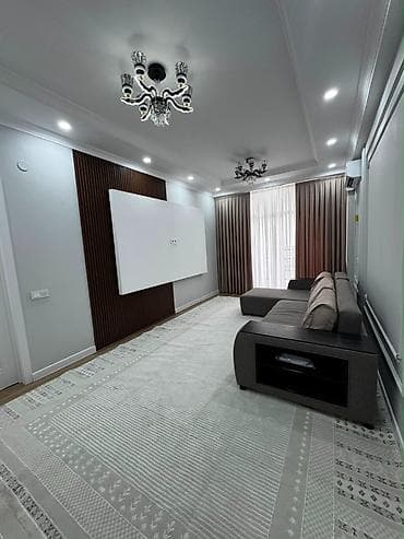 2 бөлмө, 73 м², Асанбай мкр Элитка, 11 кабат, Евро оңдоо