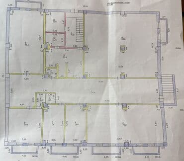 участок промышленного назначения: Продаю Офис 493 м², С ремонтом, Без мебели, Многоэтажное здание, Цокольный этаж этаж — 2