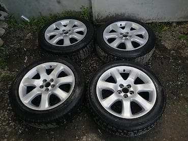 Колеса в сборе 205 / 55 / R 17, Всесезонная, Б/у, Комплект, Легковые, Литые, отверстий - 5