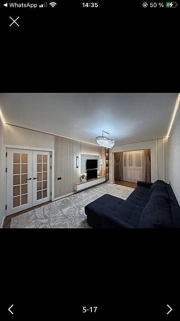 Батирлер: 3 бөлмө, 74 м², 12-мкр 106-серия, 4 кабат, Дизайнердик оңдоо — 5