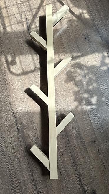 Новая! Настенная вешалка IKEA - Материал: массив дерева (светлый — 1