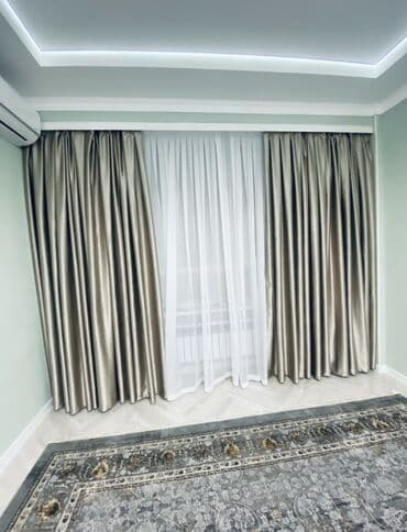 диван в салон красоты: Комплект штор, С тюлем в комплекте, Готовое изделие, Новый, Для беседки, Для ванной и душа, Для дачи — 6