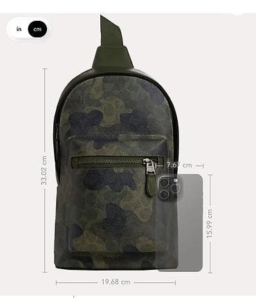 сколько стоит сумка coach оригинал: Мужская сумка COACH Размеры: 19.7 × 33 × 8.3 см Материалы: покрытый — 3