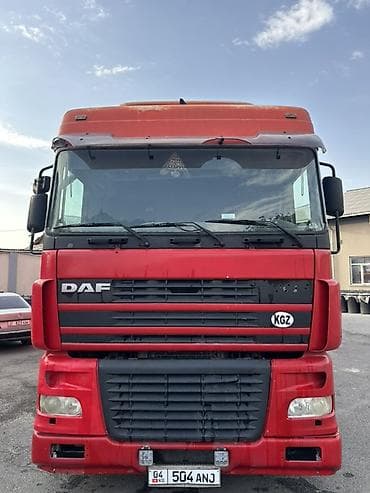 спец трал прицеп: Тягач, DAF, 2003 г., Тентованный — 9