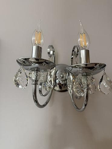 кристалы: Бра с кристаллами, 2 рожка
В общем все 6 штук за 3000 сом — 3