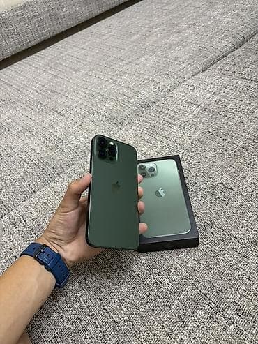 IPhone 13 Pro Max, Б/у, 128 ГБ, Alpine Green, Коробка, Кабель, Чехол, 87 % — 5