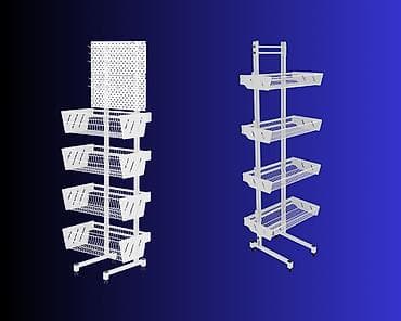 Соода жабдуулары: Стеллаж Дисплей торговый напольный, Дисплей перфорированный с — 9