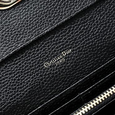 комтер: Кошелёк Dior, черный - Материал: натуральная кожа - Цвет — 8
