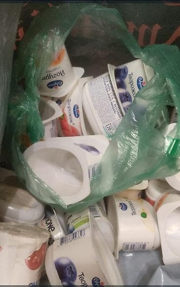 Уход и хранение одежды: Пустые пластиковые стаканчики от творожков/йогуртов для рассады. - — 1