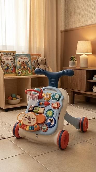 Игрушка-ходунок 2‑в‑1 для малышей в хорошем состоянии - Функции
