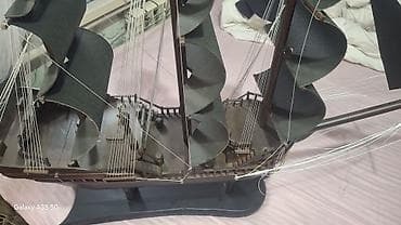 звездные войны: Декоративная модель парусного корабля на подставке - Материал — 4