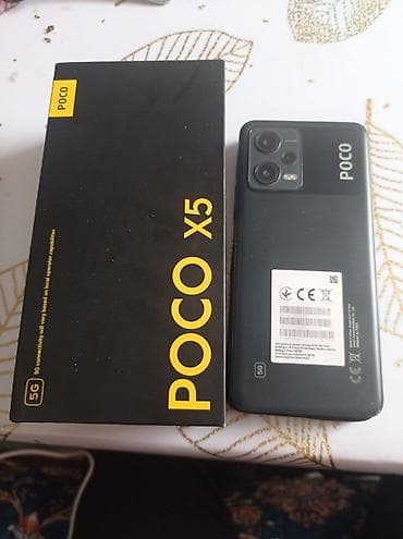 двухигольная машинка: Poco X5 5G, Б/у, 256 ГБ, цвет - Черный, 2 SIM — 7
