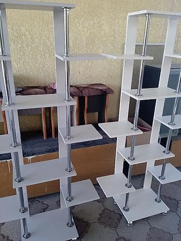 полки напольные: Полка, этажерка для цветов, Новый, ЛДСП — 6