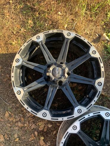 шины бу бишкек оптом: Колеса в сборе 285 / 45 / R 22, Лето, Б/у, Комплект, Внедорожные (АТ/МТ), Литые, отверстий - 5 — 7