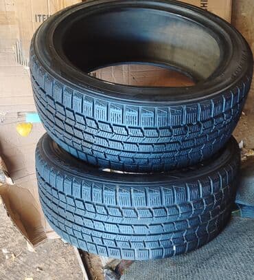 шины 2: Шины 225 / 45 / R 17, Зима, Б/у, Пара, Легковые, Япония, Dunlop — 2