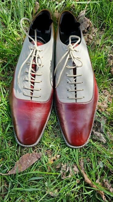 срочно продаю в связи с переездом: Мужские туфли, 43, Abercrombie & Fitch, Б/у, цвет - Розовый, Самовывоз — 1