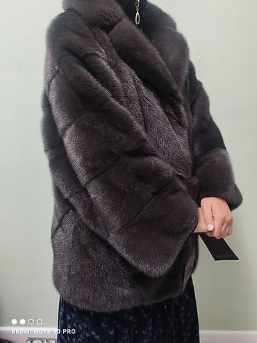 шуба укороченная: Шуба, Норка, Короткая модель, Канада, M, L — 5