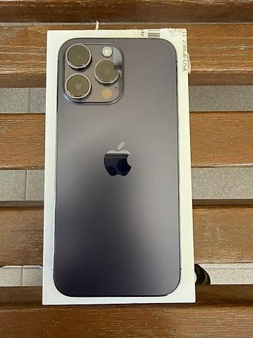 apple wath: IPhone 14 Pro, 256 ГБ, Deep Purple, Коробка — 1