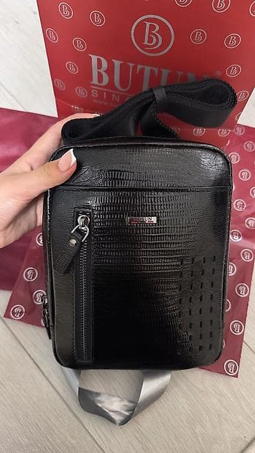 Шорталар: Барсетка от Butun 🇹🇷 ◾️Натуральная кожа ◾️Оригинал 💯 ◾️Отличного — 3