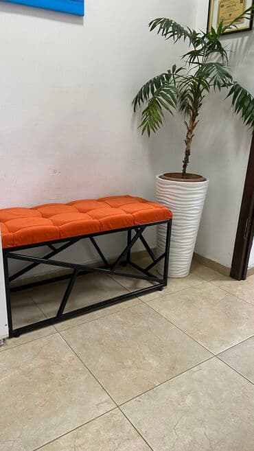 зеркало с подсветкой в полный рост: Пуфик 😍 Материал: Металл Россия 🇷🇺 Ткань Турция 🇹🇷 Чёрный пуфик — 4