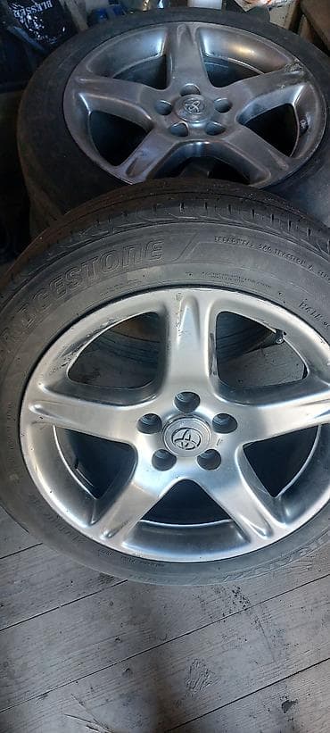 шины на камри 50 r17: Колеса в сборе 215 / 55 / R 17, Лето, Б/у, Комплект, Легковые, Литые, отверстий - 5 — 1