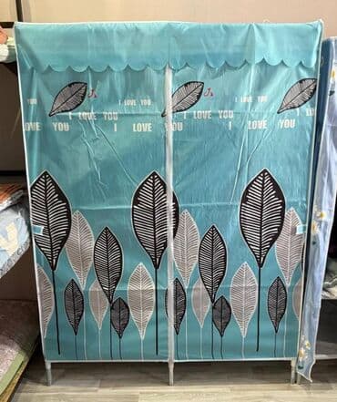 12 балон: Шкаф для одежды, Б/у, Прямой, Железо — 1