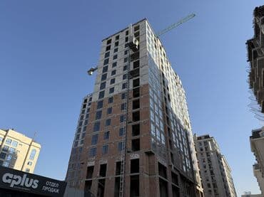 двухкомнатная квартира в бишкеке в аренду: 1 комната, 53 м², Элитка, 4 этаж, ПСО (под самоотделку) — 16