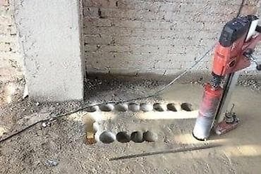 Алмазное бурение/сверление отверстий Профессиональные работы по
