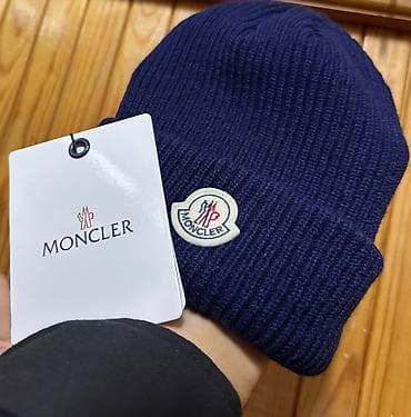 Головные уборы, Moncler, Новый, цвет - Синий, Самовывоз, Платная доставка at lalafo.kg Головные уборы, Moncler, Новый, цвет - Синий, Самовывоз, Платная доставка